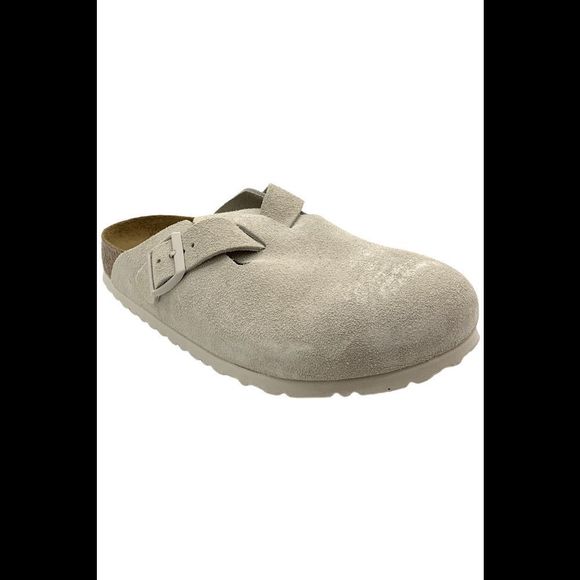 Birkenstock Women's Boston SFB Clogs Antique White - Medium - Picture 1 of 3